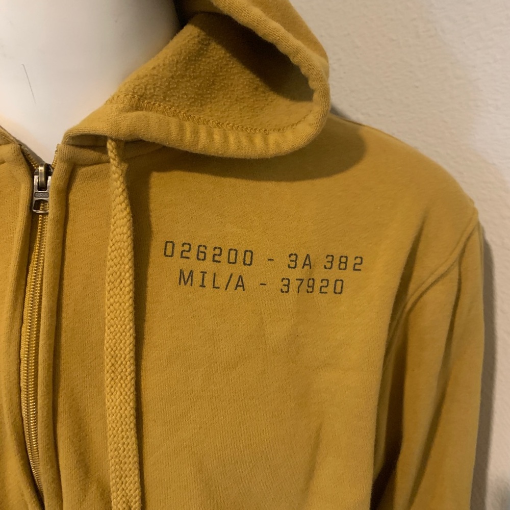 Alpha Industries Zip-Up Hooded Sweatshirt Vintage